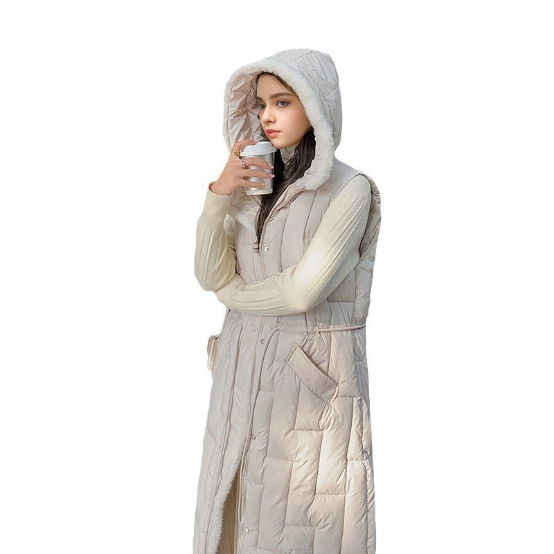 Overknee Long Thickening Vest Outerwear