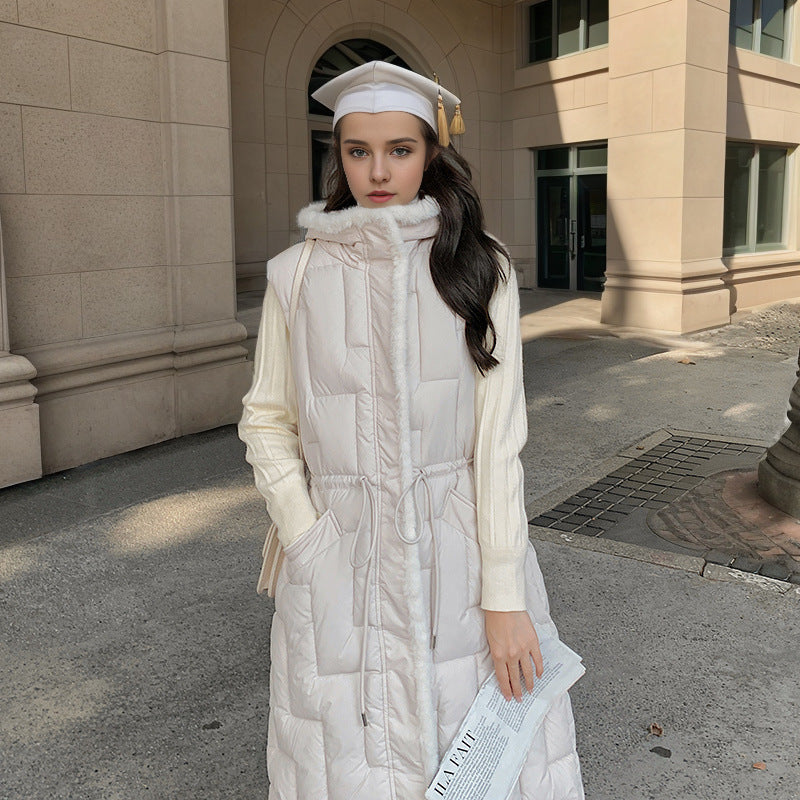 Overknee Long Thickening Vest Outerwear