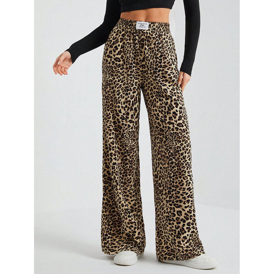 Casual Pants Spring And Autumn New Straight High Waist Loose Wide Leg Trousers
