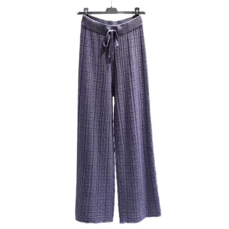 Loose Slimming Mop Draping Pants For Women