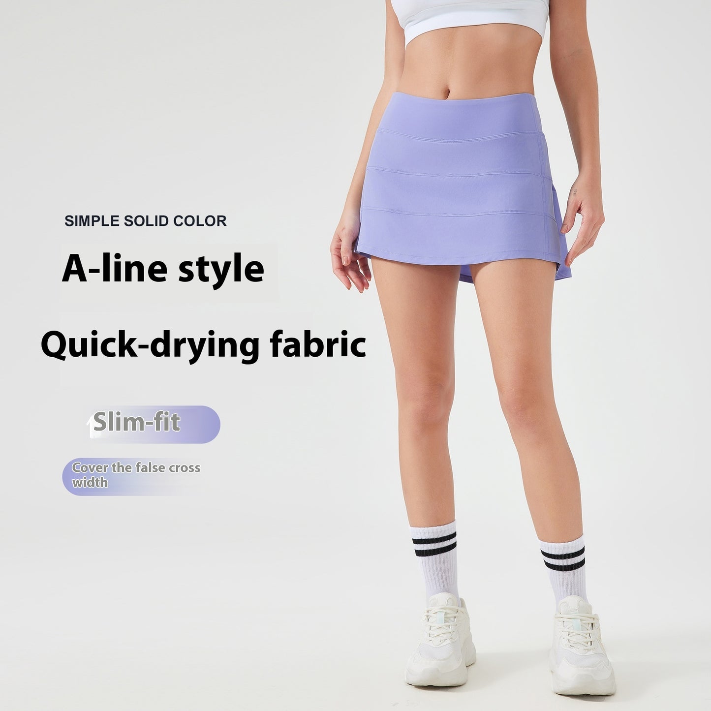 Women's Sports Short Skirt Anti-exposure Slimming Cover
