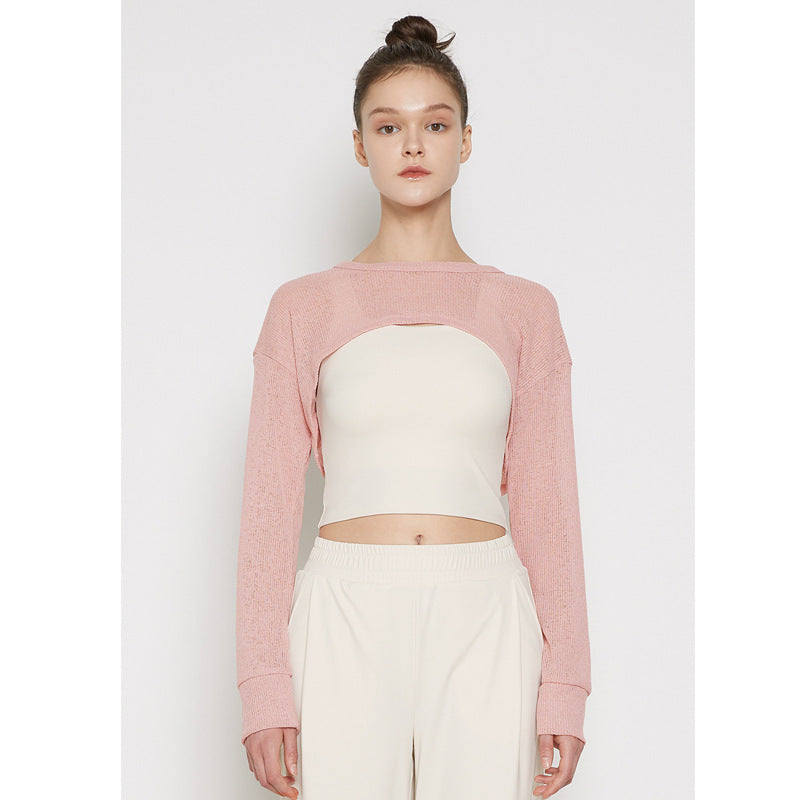 Fashion Vitality Sports Yoga Long-sleeved Blouse