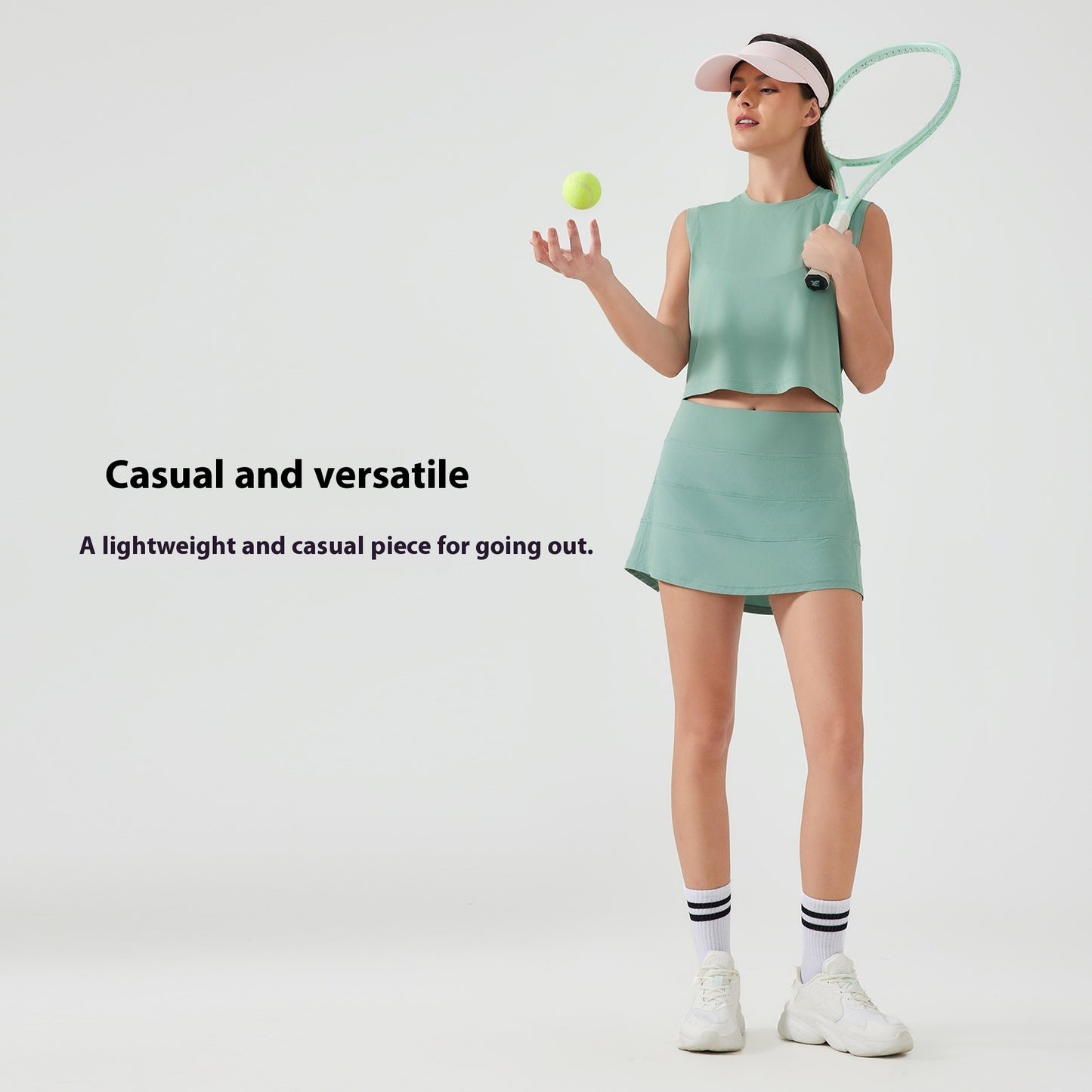 Women's Sports Short Skirt Anti-exposure Slimming Cover