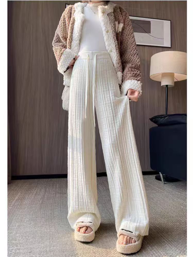 Loose Slimming Mop Draping Pants For Women
