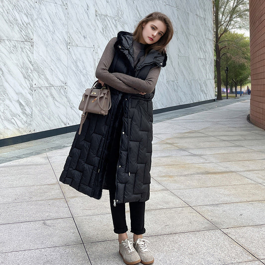 Overknee Long Thickening Vest Outerwear
