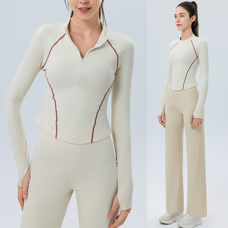 Yoga Clothes Suit Women's Skinny Running Sports