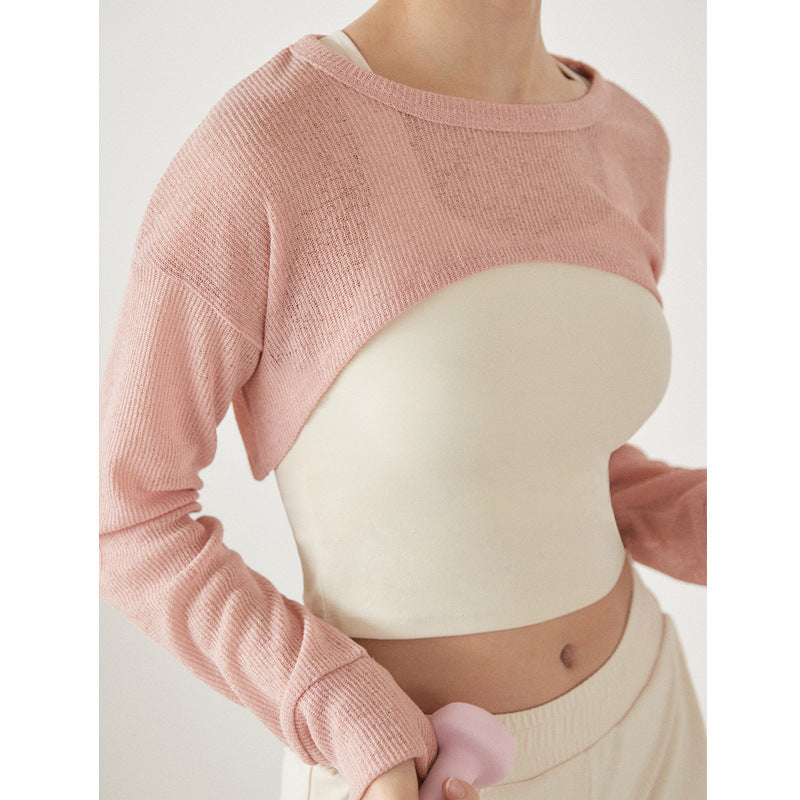 Fashion Vitality Sports Yoga Long-sleeved Blouse