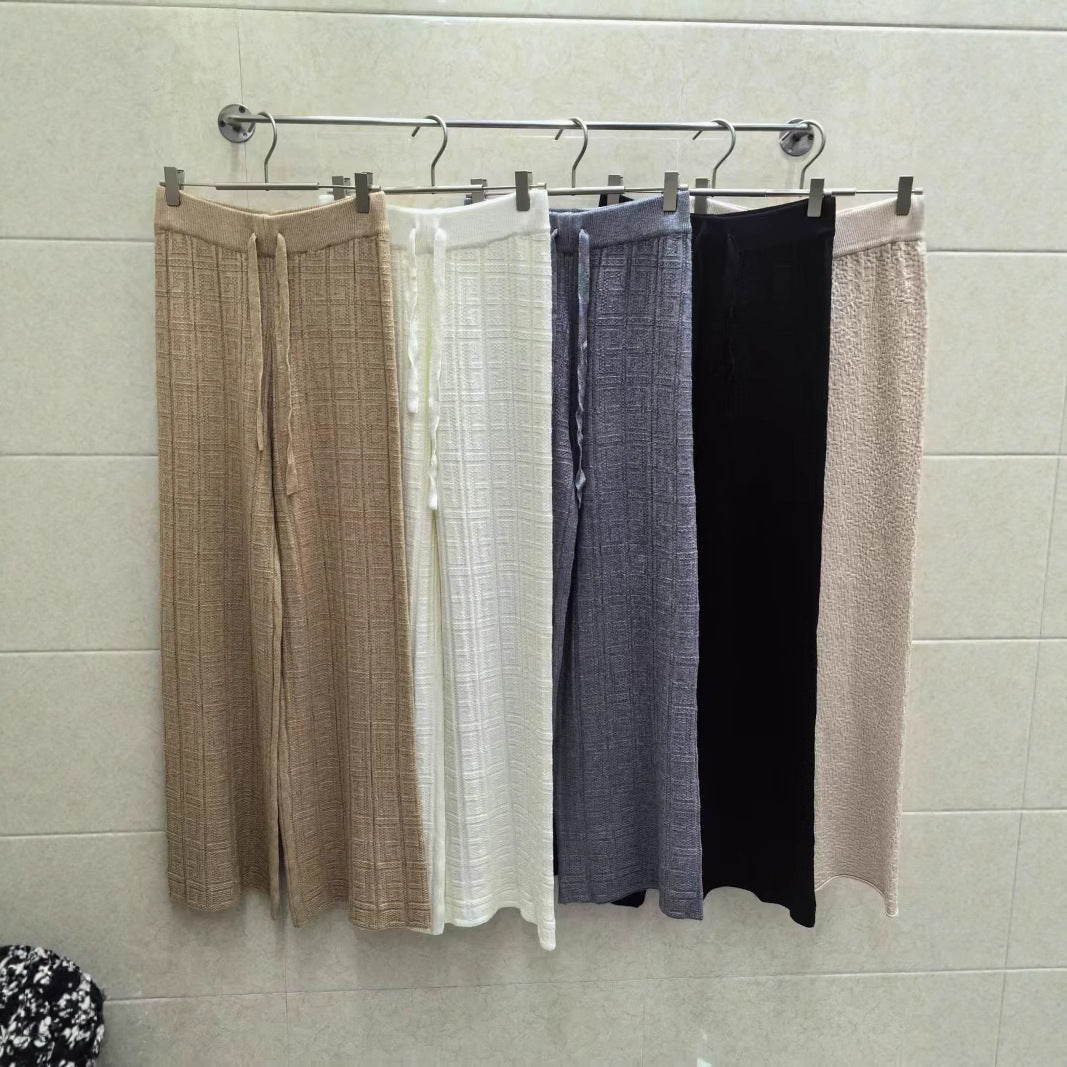 Loose Slimming Mop Draping Pants For Women